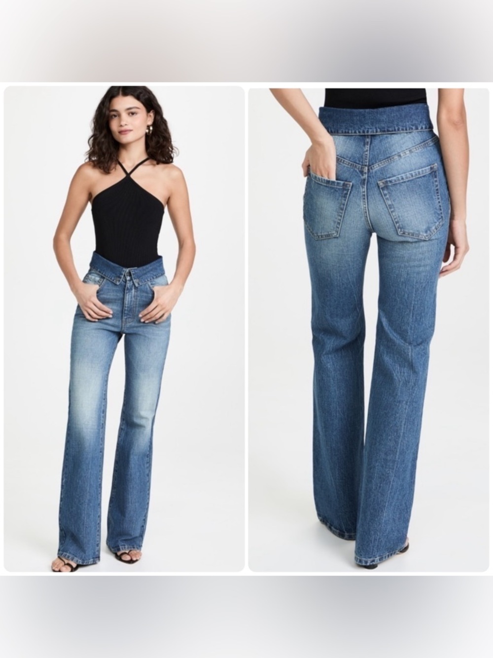 New! SER.O.YA Valerie High Rise Wide Leg Jean In Modesto 26x28 👖 NWT